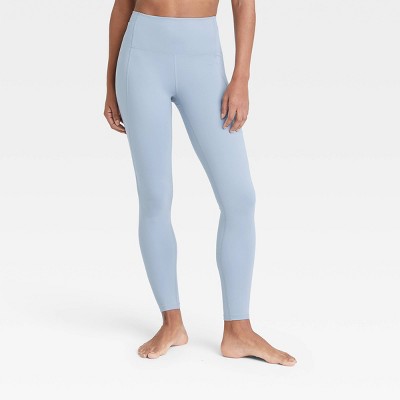 light blue yoga pants