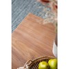 27.6" Teak & Rattan Square Coffee Table - 4 of 4