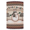 Earth Rugs Moon and Star Snowman Oval Patch Tread Rug – 20"x30" Rustic Braided Jute Holiday Accent - 3 of 3