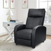 LACOO Faux Leather Recliner Chair Padded Club Chair for Home Theater - 2 of 4