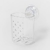 Suction Toothbrush Holder Clear - Room Essentials™ - image 3 of 3