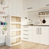 GlasFlength Decorative Storage Cabinets, Stylish and Functional Storage for Every Room, Bedroom, Living Room, Kitchen, White,35.43”*15.75”*59.45" - 3 of 4