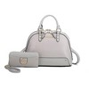 MKF Collection Nora Luxury Croco-Embossed Satchel Bag and Wallet Set by Mia K - 2 of 4