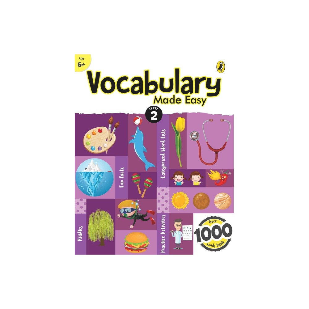 Vocabulary Made Easy Level 2: Fun, Interactive English Vocab Builder, Activity & Practice Book with Pictures for Kids 6+, Collection of 1000+