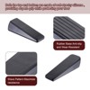 Unique Bargains Anti-Slip Design Zinc Alloy PVC Elastic Door Stopper 2 Pcs - 4 of 4