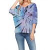 Women's Starburst Tie Dye Knit Top - PLUS - Phil Love - 2 of 3
