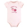 Hudson Baby Infant Girls Bodysuit, Short and Sock, Strawberry Love - 3 of 4