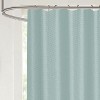 RT Designer Collection Bliss Waffle Shower Curtain 70" x 72" Blue - 3 of 4
