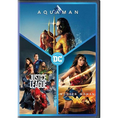 DC 3-Film Collection: Aquaman / Justice League / Wonder Woman (DVD)(2019)
