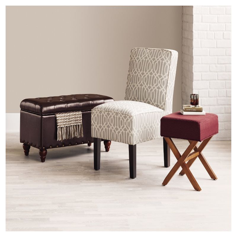 Tufted Storage Bench with Nailheads Espresso - Threshold&#8482;, 3 of 6