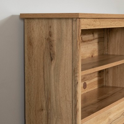 Nordik Oak Twin Wood Headboard with Storage