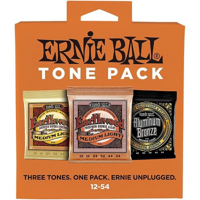 Ernie Ball Ernie Ball Medium Light Acoustic Guitar String Tone Pack