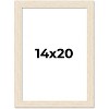 PosterPalooza | 14x20 Wide Barnwood Picture Frame, UV Acrylic, 6 Finishes - Grey, Brown, White, and Black - 2 of 4