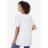 Woman Within Plus Size Layered-Look Print Tunic - 3 of 4