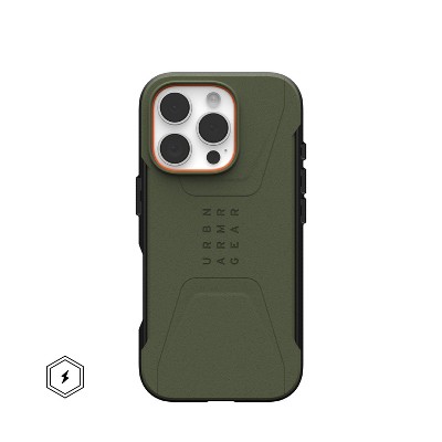 UAG iPhone 16 Pro Case, Civilian Series, HyperCush Impact Protection Technology, Compatible with MagSafe