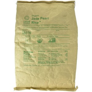 Lotus Foods Rice Jade Pearl Organic - Case of 1 - 11 Lb - 1 of 2