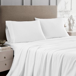 100% Cotton Percale Sheet Set - Color Sense - 1 of 4