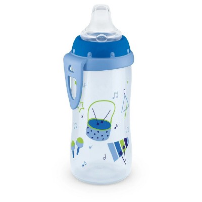 LunaLulinlk Toddler Active Cup, 10 oz Soft Spout Sippy Cup, 12+ Months, 1 Pack, Boys