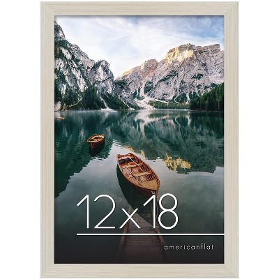 Americanflat Picture Frame with shatter-resistant glass - Wall Mounted Horizontal and Vertical Formats
