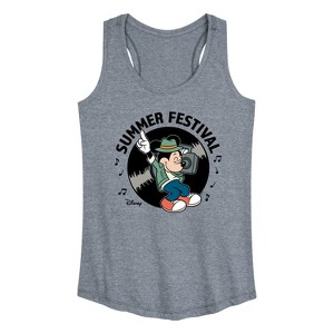 Women's - Disney - Mickey & Friends Graphic Racerback Tank - 1 of 4
