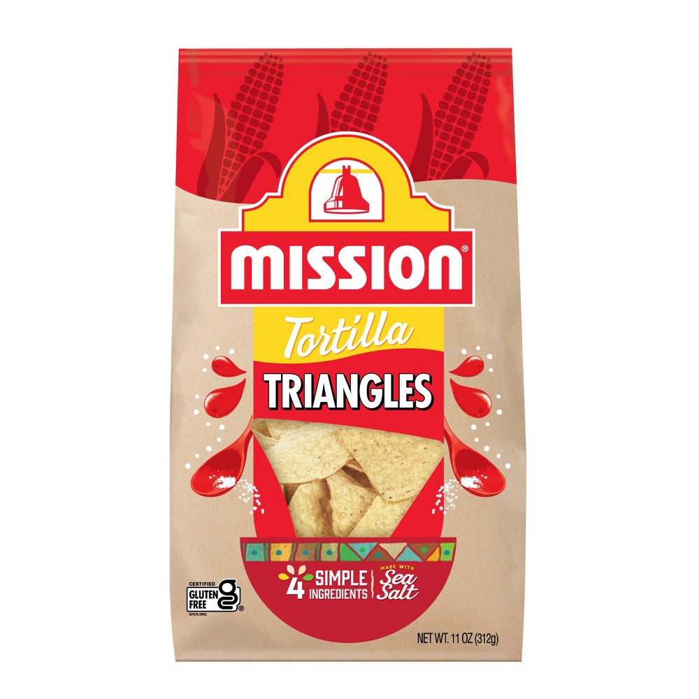 Mission Triangles White Corn Tortilla Chips - 11oz