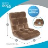 BirdRock Home Adjustable 14-Position Memory Foam Floor Chair - Brown - 3 of 4