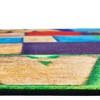 Rustic Alphabet Seating Rectangle Rug with Wood Style Letters for School or Home Learning Spaces, 6'X9' - 4 of 4