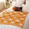 Amelie Home Chenille Knit Soft Cozy Throw, Reversible Festive Pattern, Fall Gift Blanket, Stylish Autumn Decor for Couch Bed - 2 of 4