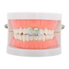 Unique Bargains Hip Hop Hollowout Heart Fake Grills 1 Pc - 2 of 4