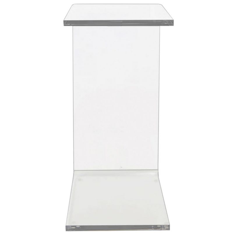 Designstyles Luxurious Acrylic C Shaped Table, Beautiful Living Room Decor, Perfect For Sofas and Beds, 5 of 6