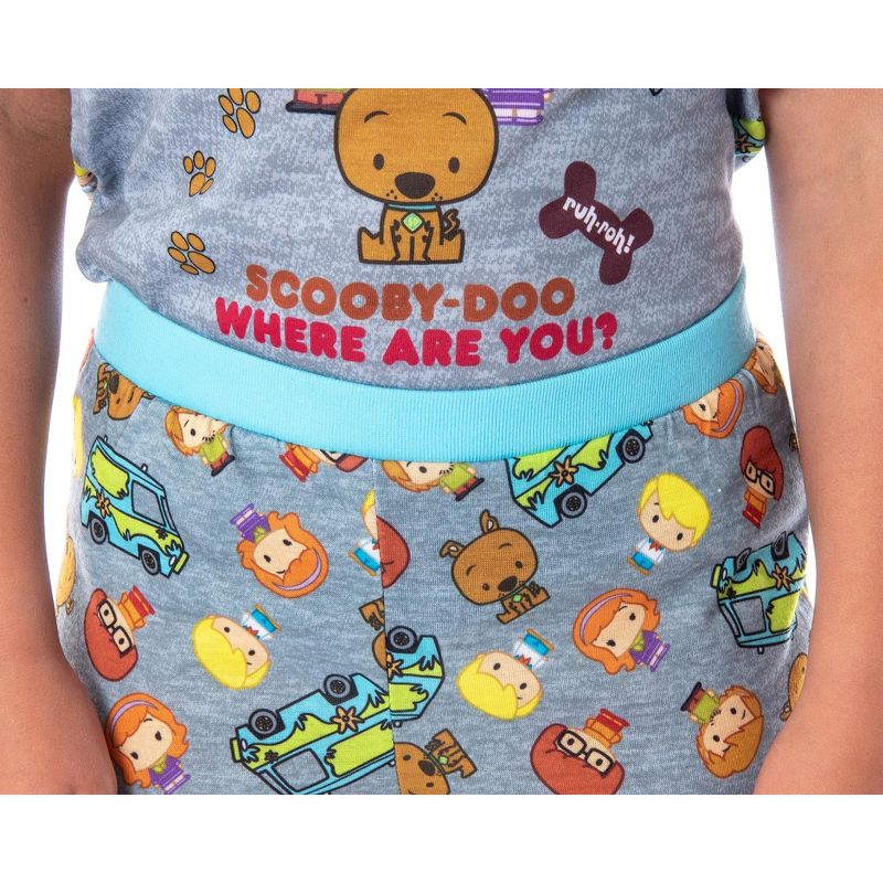 Scooby Doo Girls Pajamas Where Are You? Chibi Figures PJs, 5 of 7