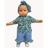 Doll Clothes Superstore Blue Shorts and Shirt Fits 18 Inch Doll And Baby Dolls - 4 of 4
