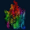 Adult Design By Humans Zen Botanical Rainbow Pride By EdgeWaresTank Top - 2 of 2