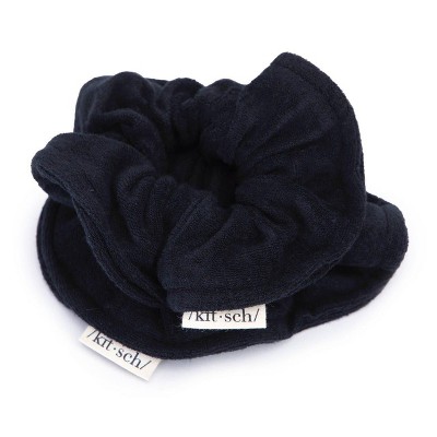 Kitsch Towel Scrunchie 2 Pack in Eco-Friendly Black