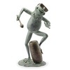 SPI Home Frog Conga Drummer Garden Sculpture – 21" Tall Whimsical Metal Outdoor Musician Statue, Bronze Finish Amphibian Art - 3 of 3