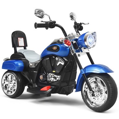 6V 3 Wheel Kids Motorcycle Blue