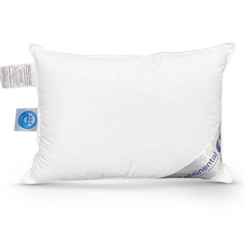 Continental Bedding Toddler Pillow 550 Goose Down Fill 13x18 Inch Pack of 1, 3 of 5
