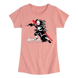 Girls' - Avatar: The Last Airbender - Zuko Fire Nation Fitted Short Sleeve Graphic T-Shirt - 1 of 4