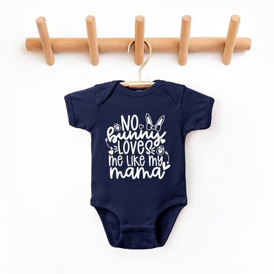 The Juniper Shop No Bunny Loves Me Like Mama Baby Bodysuit