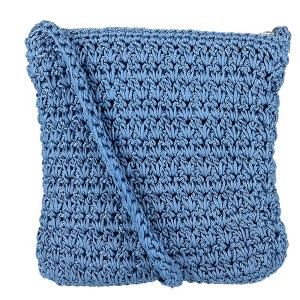 CTM Women's Crochet Crossbody Handbag - 1 of 4