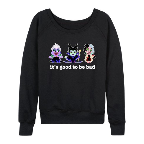 Women's - Disney Villains - It's Good To Be Bad Lightweight French Terry Slouchy - image 1 of 4