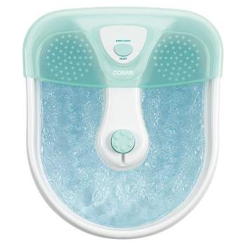 Conair Body Benefits Heated Bubbling Foot Spa Massager in Mint