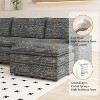 Gaomon 108" XL Modular Sectional Couch, Deep Seat Modern Chenille L Shaped Modular Sofa, Cloud Couch for 4 with Movable Ottoman - 3 of 4