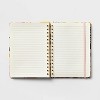 Narrow Ruled Journal 5.75"x8" Twin Wire Bookcloth Botanical Throughts - Threshold™: Hard Cover Notebook, 240 Pages - 3 of 3
