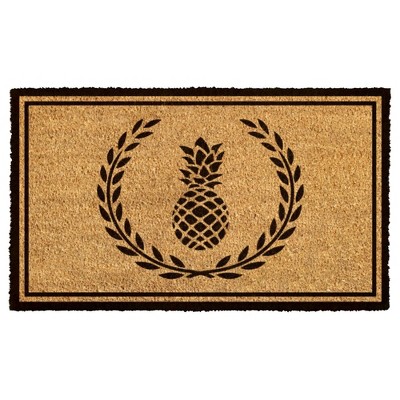 Tufted Pineapple Doormat Black - Raj