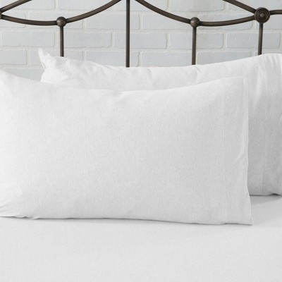 Winter White Queen Cotton Polyester Jersey Knit Sheet Set