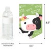 Big Dot of Happiness Girl Farm Animals - Pink Barnyard Baby Shower Bunting Banner - Party Decorations - Welcome Baby - image 2 of 4