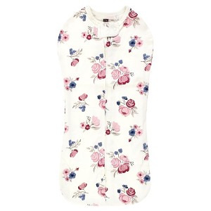 Hudson Baby Infant Girl Sleep Pod, Dusty Rose Floral, 0-2 Months - 1 of 3