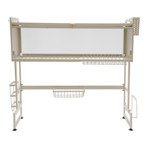 YIYIBYUS Modern Kitchen Pantry Cabinet, 2-tier Dish Drying Rack - 1 of 4