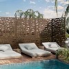 Dovelina Metal Outdoor Privacy Screen Freestanding Patio Decorative Screens - 4 of 4